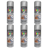 6X Paint Factory Grey Primer Spray Paint 400ml Spray Paint